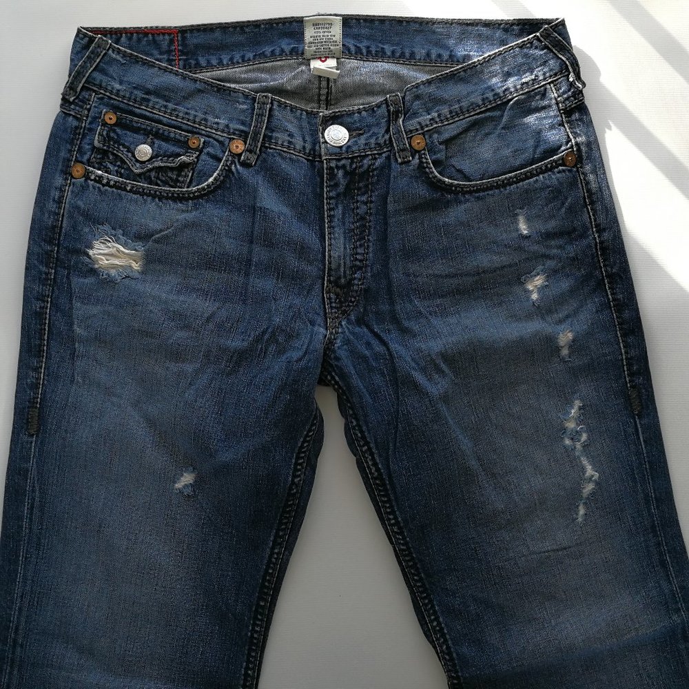 True Religion Billy Giant Big T Jeans 38